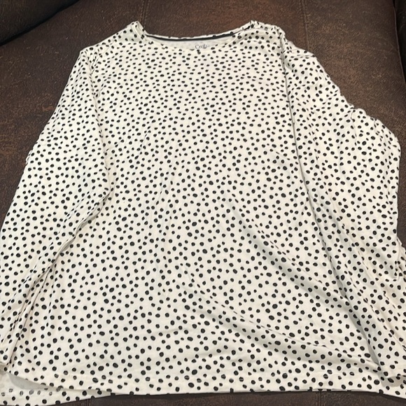 NWOT Croft & Barrow Women’s Plus Size 3x Essential Long Sleeve Classic Tee - Picture 2 of 5